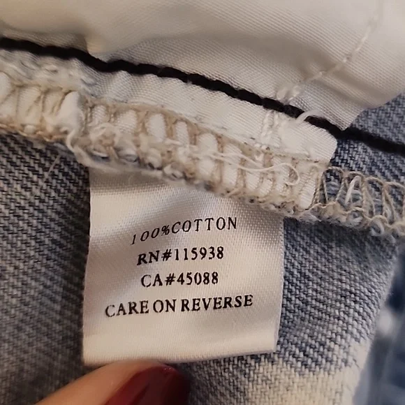 Red Berry Acid Wash High Waist  Cloud Denim Jeans - Picture 12 of 13